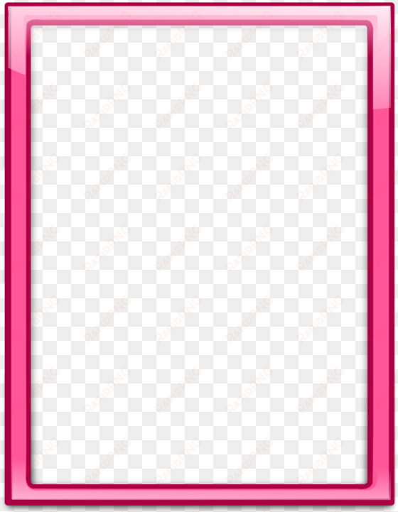 Frame Pink Png Picture Library Download - Simple Pink Frame Png transparent png image