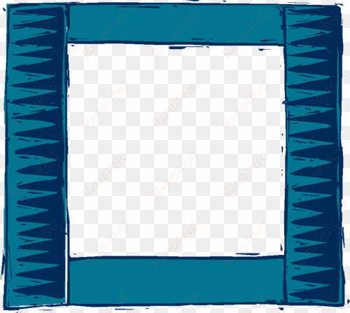 frame,decoration - blue