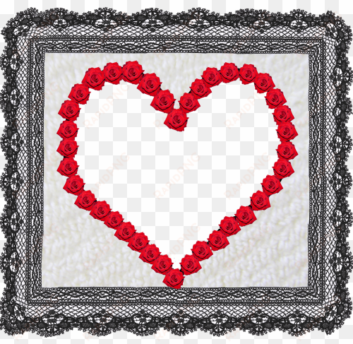 frame,heart,lace - heart