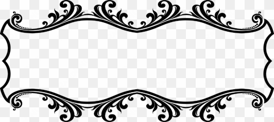 frames illustrations hd images ornamental flourish - border design png clipart