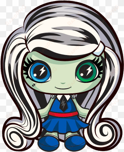 Frankie Stein Monster High Mini Original Ghouls Monster - Monster High Mini Frankie Stein transparent png image