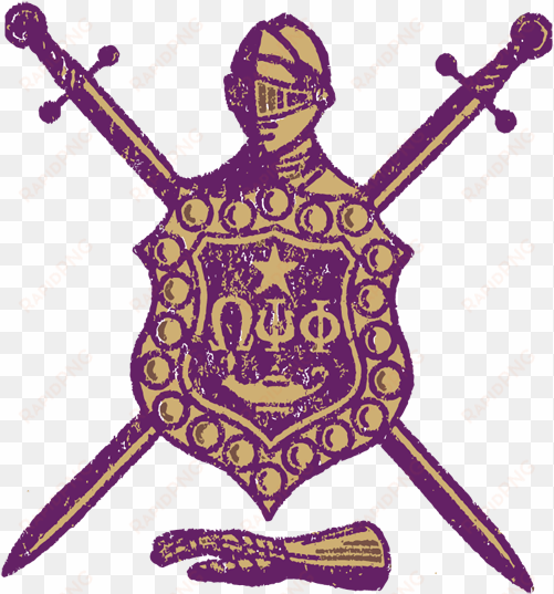 fraternity history alpha chapter - omega psi phi shield clipart