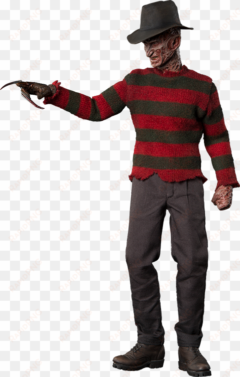 freddy krueger sixth scale figure by sideshow collectibles - freddy krueger transparent