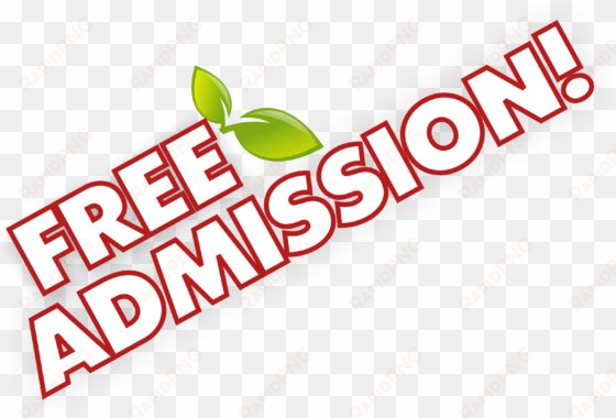free admission - admission free logo png