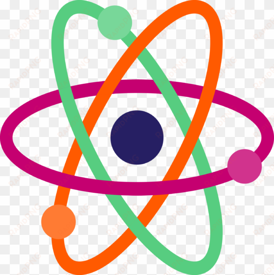 free atom clipart - fusion logo