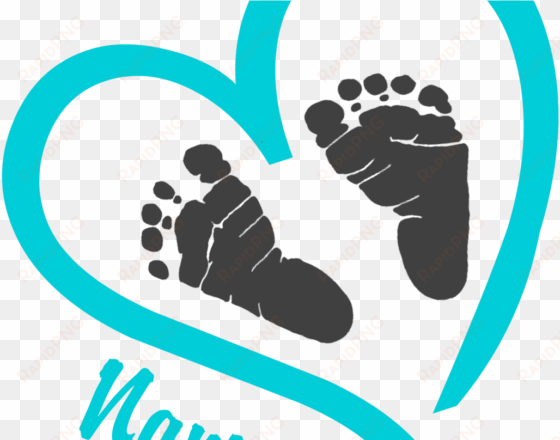 free baby footprint clipart - svg baby foot prints