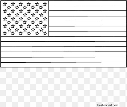 free black and white american flag clip art image - black and white forth of july clipart