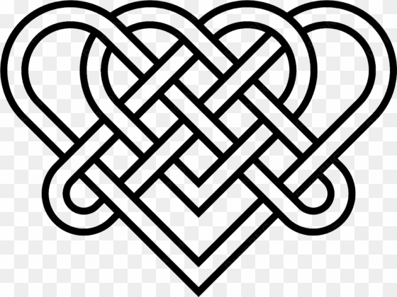 free clipart border - celtic knot heart clip art