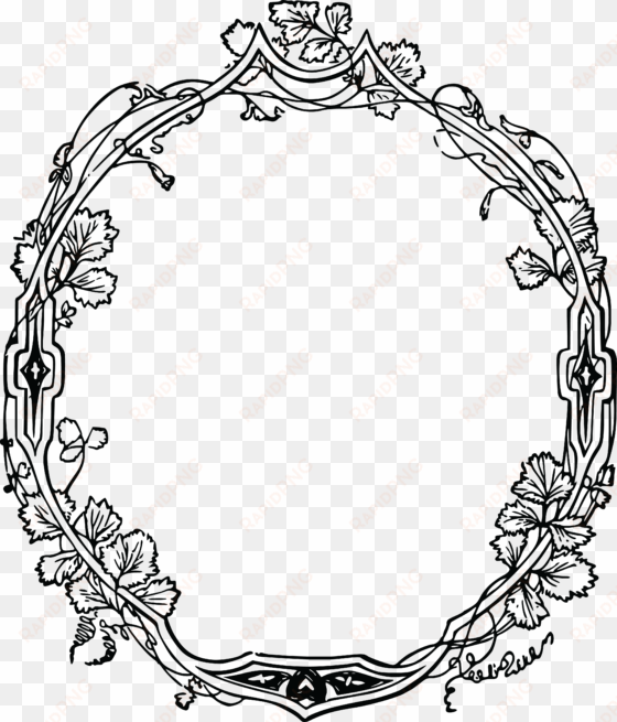 free clipart of a fancy floral frame - fancy 3d frame clipart