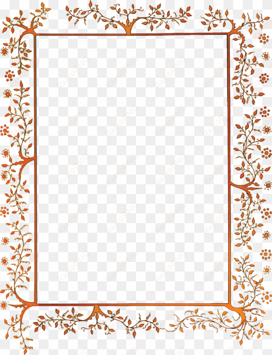 free clipart of a vintage floral decorative border - vintage floral borders png