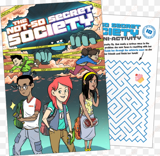 free comics free activities did they say free - not-so secret society: tale