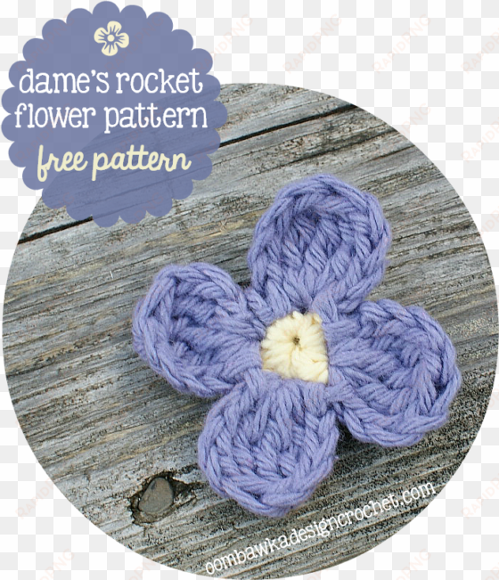 free crochet pattern dames rocket - crochet