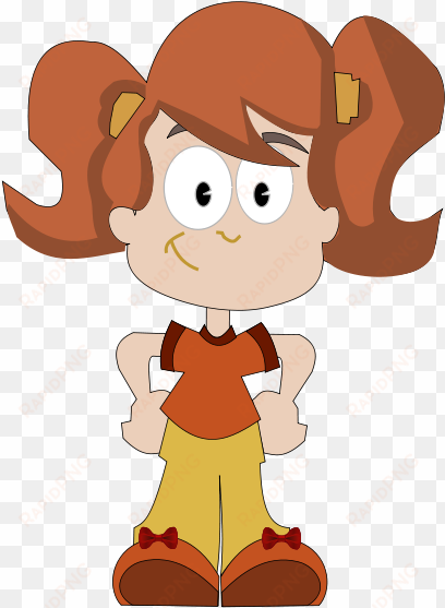 free cute cartoon girl clip art png - clip art cartoon girl