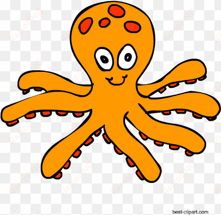 free cute octopus clipart image