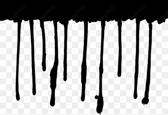 free download - black paint dripping png