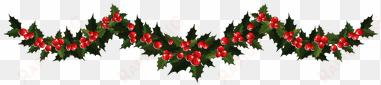 free download christmas red png image clipart - garland christmas transparent background