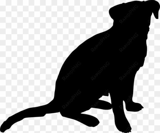 free download - dog silhouette transparent background