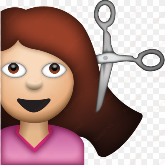 free download emoji sticker by loren - hair emoji png