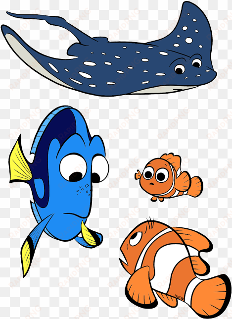 free download finding dory clip art disney galore - mr ray nemo clipart