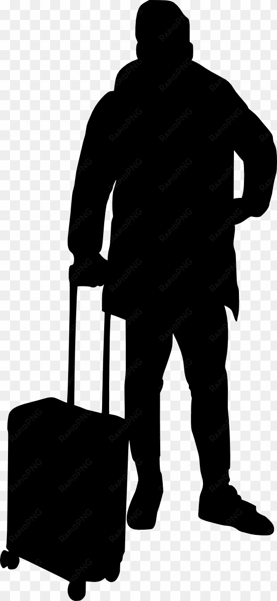 free download - people luggage png silhouette