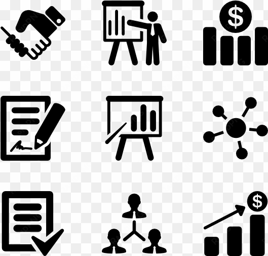 Free Download Presentation Icons Free Business And - Presentation Icons For Powerpoint Free transparent png image