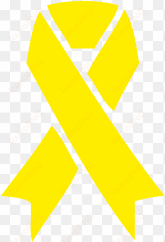 Free Download Ribbon Clipart Yellow Awareness Ribbon - Yellow Suicide Awareness Ribbon transparent png image