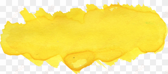 free download - yellow watercolor stroke transparent
