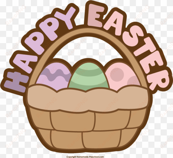 free easter basket clipart image free library - happy easter basket clipart
