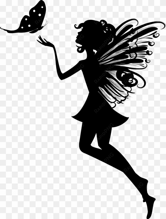 free fairy silhouette clip art