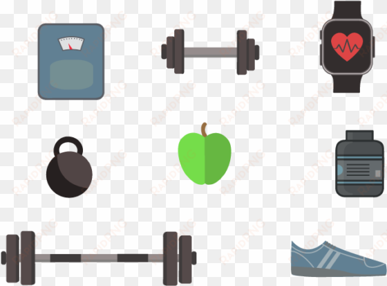 free fitness vector icons graphics pack - fitness vector