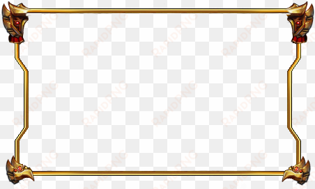 free gold border stylish - facecam border