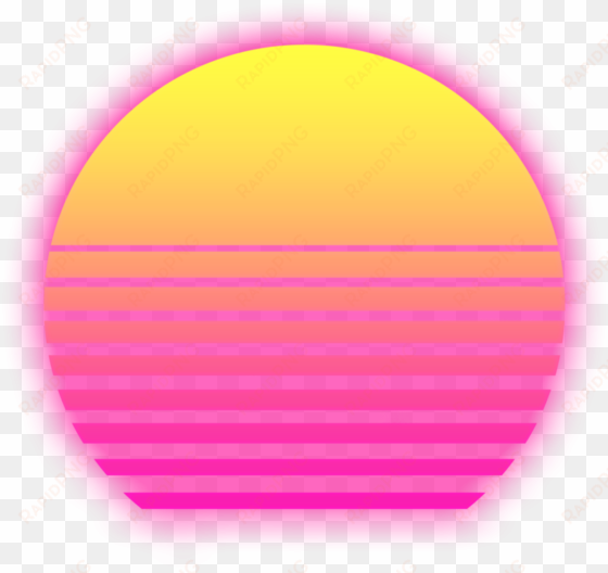 free icons png - retrowave png