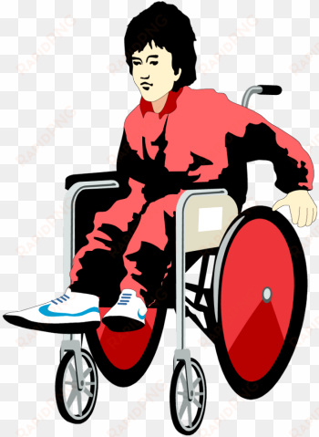 Free Icons Png - Wheelchair Person Transparent transparent png image