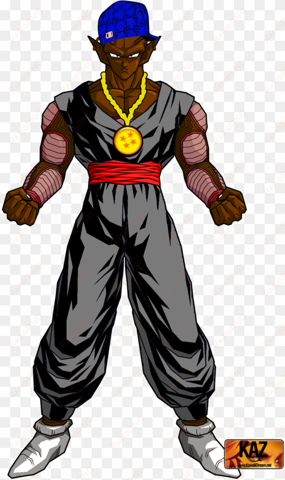 free library african drawing character - petit coeur dragon ball