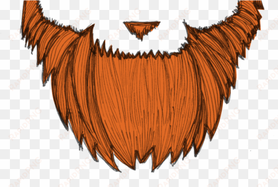 free library beard clipart orange - red beard clip art