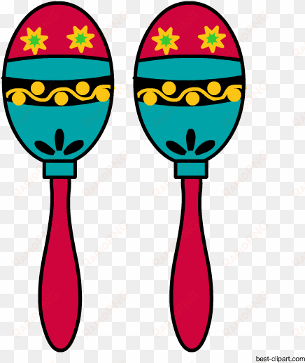 free mexican clip art images and illustrations - maracas photo booth