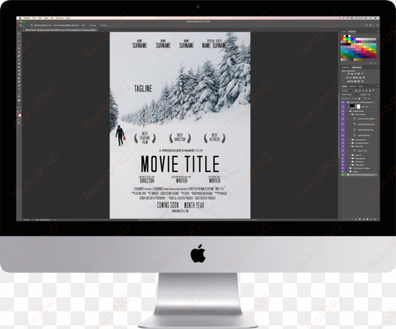 free movie poster template - imac 21 5