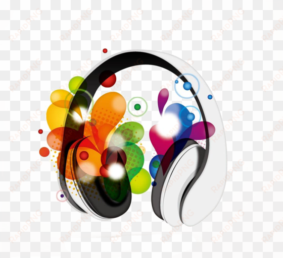 free music clip art color headphones transprent - dj sagar cg song