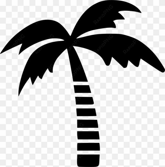 free palm tree icon - coconut tree png vector