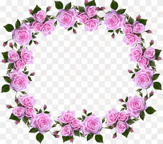 free photo floral decorative border roses frame - gambar bingkai bunga mawar