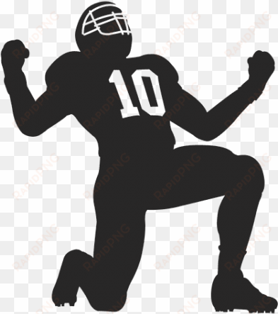 Free Png American Football Player Clipart Png Images - American Football Player Silhouette Png transparent png image