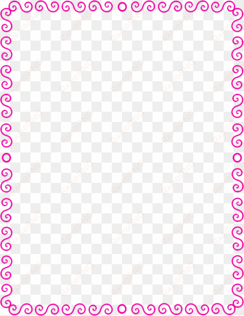 free png border pink page frames spiral border s spiral - red border clip art