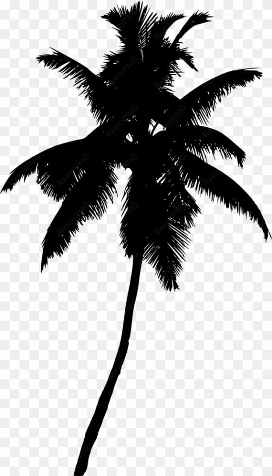 free png palm tree silhouette png images transparent - palma de cera vector