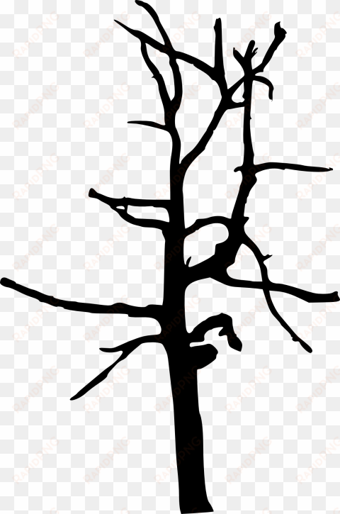 free png simple bare tree silhouette png images transparent - bare twig transparency