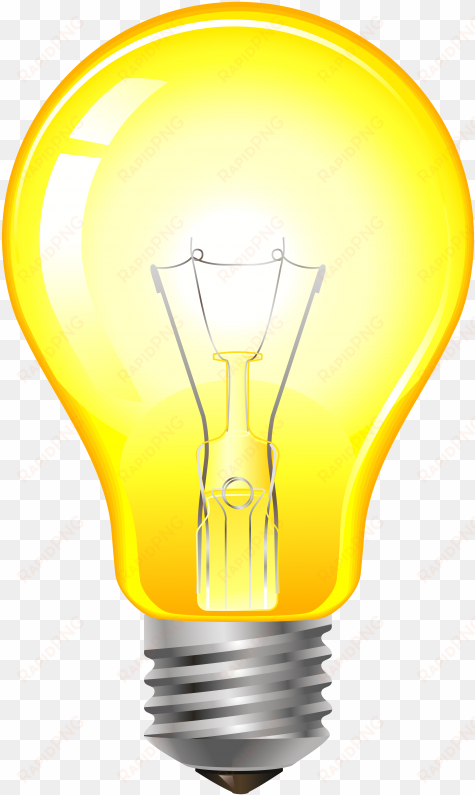 free png yellow light bulb png images transparent - yellow light bulb png