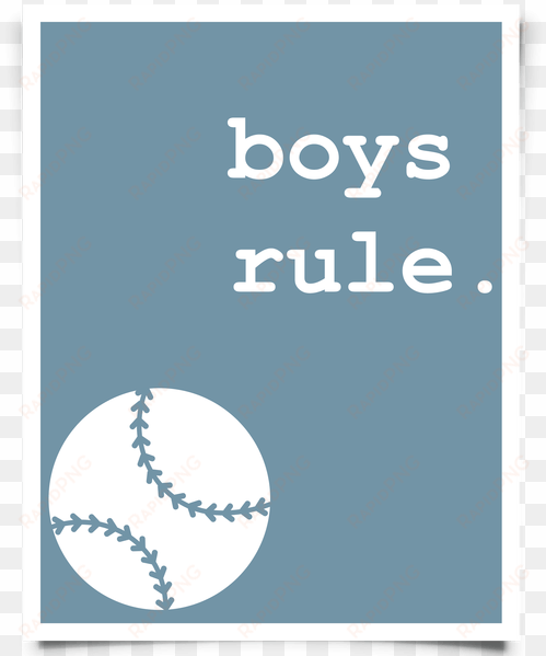 free printable "boys rule" baseball nursery art - art