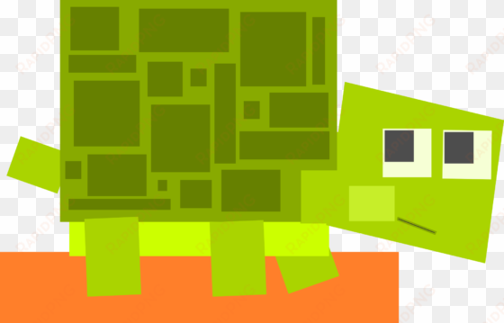 free square pixelated turtle clipart clipart and vector - animals made out of squares
