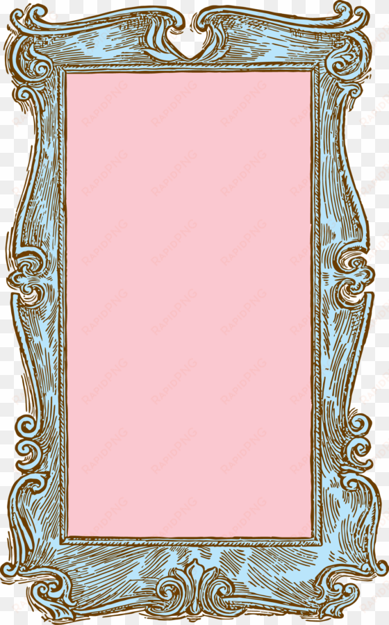 free stock image vintage wooden frame vector - victorian picture frame png