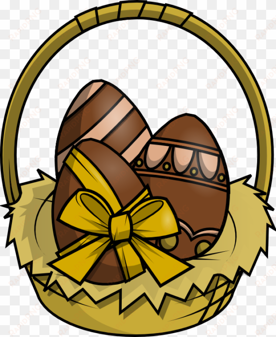 free to use public domain easter baskets clip art - dibujos huevos de pascua