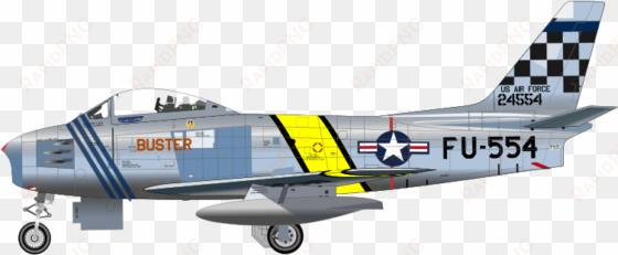 free to use public domain military aircraft clip art - airfix 1:72 north american f-86f/e(m) sabre